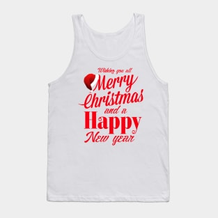 Wishing You A Merry Christmas And A Happy New Year Tank Top